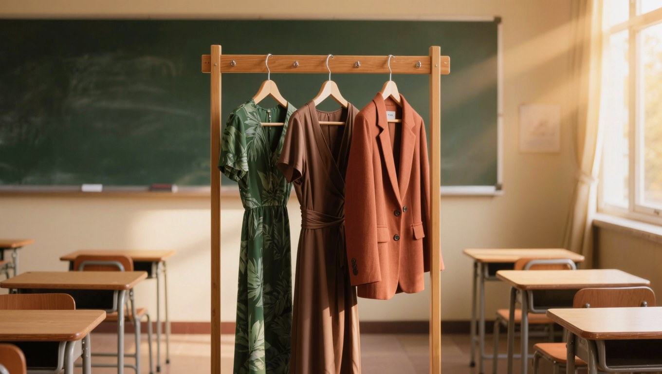 What Does the Abbott Elementary Cast Wear in Season 6? Janine's $108 Leaf-Print Maxi