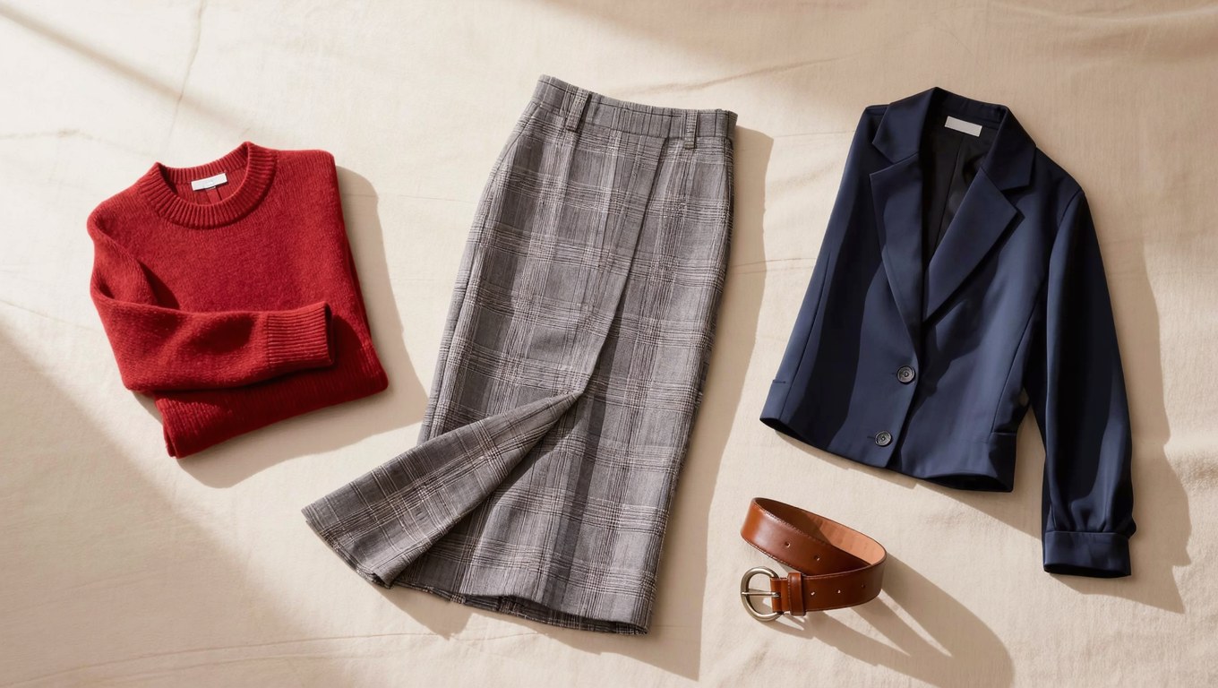 What Do Jenna and Sheinelle Wear on Today? 3 Plaids, Red Cashmere and Belted Jeans